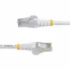 StarTech.com 5m weißes CAT8 Ethernetkabel, rastnasenfreier RJ45, 25G/40G, 2000MHz, 100W PoE++, S/FTP, 26AWG reine blanke Kupferleitung, LSZH, geschirmtes Netzwerk-Patchkabel mit Zugentlastungen, einzeln getestet