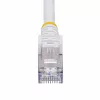 StarTech.com 5m weißes CAT8 Ethernetkabel, rastnasenfreier RJ45, 25G/40G, 2000MHz, 100W PoE++, S/FTP, 26AWG reine blanke Kupferleitung, LSZH, geschirmtes Netzwerk-Patchkabel mit Zugentlastungen, einzeln getestet