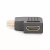 StarTech.com Rechtwinkliger HDMI 2.0 Adapter, Stecker auf Buchse, horizontal 90-Grad abgewinkelter HDMI Port Saver, 4K 60Hz, High Speed HDMI Verbindungsverlängerung, M/F