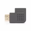 StarTech.com Rechtwinkliger HDMI 2.0 Adapter, Stecker auf Buchse, horizontal 90-Grad abgewinkelter HDMI Port Saver, 4K 60Hz, High Speed HDMI Verbindungsverlängerung, M/F