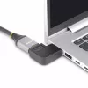 StarTech.com Rechtwinkliger HDMI 2.0 Adapter, Stecker auf Buchse, horizontal 90-Grad abgewinkelter HDMI Port Saver, 4K 60Hz, High Speed HDMI Verbindungsverlängerung, M/F