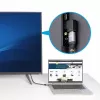 StarTech.com Rechtwinkliger HDMI 2.0 Adapter, Stecker auf Buchse, horizontal 90-Grad abgewinkelter HDMI Port Saver, 4K 60Hz, High Speed HDMI Verbindungsverlängerung, M/F
