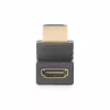StarTech.com Down Angle HDMI 2.0 Adapter, Stecker auf Buchse, vertikal 90-Grad abgewinkelt HDMI Port Saver, 4K 60Hz, High Speed HDMI-Steckverbinder-Erweiterung, M/F