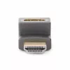 StarTech.com Down Angle HDMI 2.0 Adapter, Stecker auf Buchse, vertikal 90-Grad abgewinkelt HDMI Port Saver, 4K 60Hz, High Speed HDMI-Steckverbinder-Erweiterung, M/F