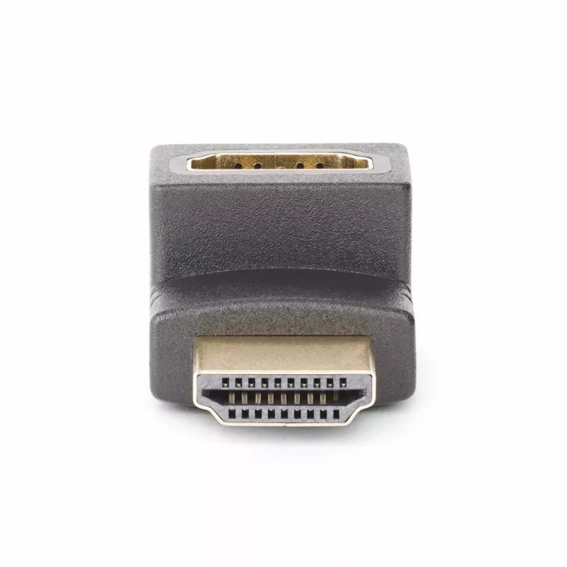 StarTech.com Down Angle HDMI 2.0 Adapter, Stecker auf Buchse, vertikal 90-Grad abgewinkelt HDMI Port Saver, 4K 60Hz, High Speed HDMI-Steckverbinder-Erweiterung, M/F