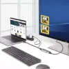 StarTech.com 1ft (30cm) HDMI zu DisplayPort Adapterkabel, 8K 60Hz, Aktiver HDMI 2.1 zu DP 1.4 Videokonverter, USB-Bus-Stromversorgung mit mitgeliefertem Kabel