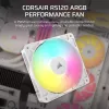 Fan Corsair RS120 ARGB 12 cm Weiß 420-2100 RPM