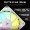 Fan Corsair RS120 ARGB 12 cm Weiß 420-2100 RPM