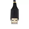 StarTech.com 2m USB-zu-Nullmodem-Seriell-Adapterkabel, COM-Speicherung, FTDI, USB-A auf DB9 RS232, austauschbare DB9-Schrauben/Muttern, Windows/macOS/Linux
