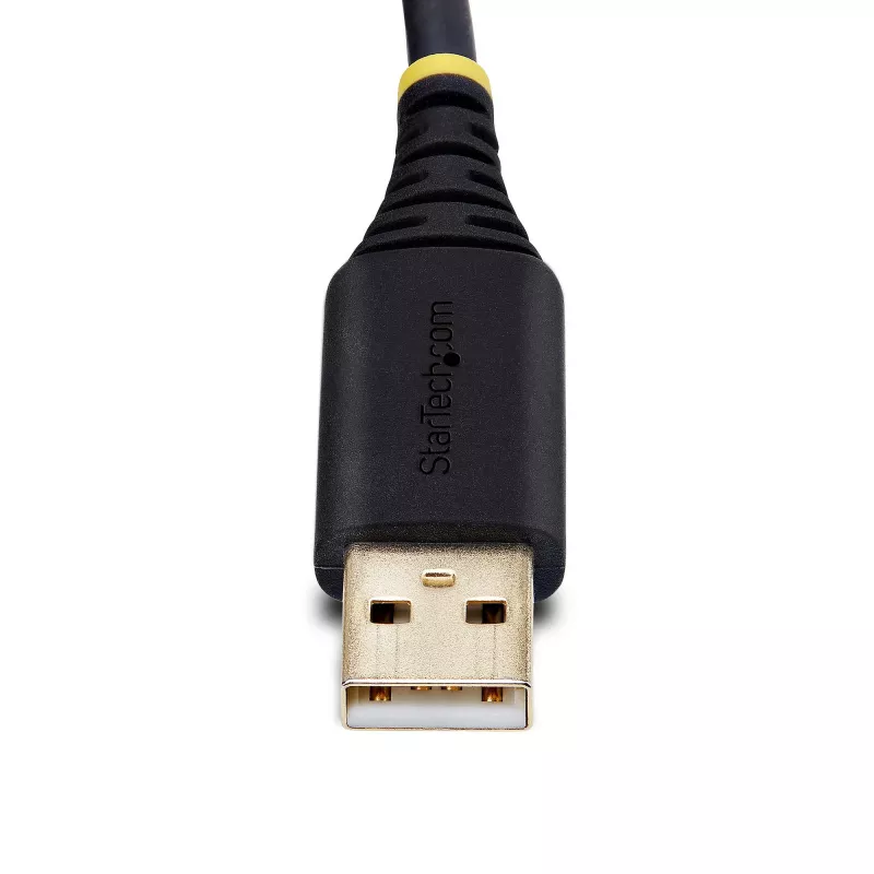 StarTech.com 2m USB-zu-Nullmodem-Seriell-Adapterkabel, COM-Speicherung, FTDI, USB-A auf DB9 RS232, austauschbare DB9-Schrauben/Muttern, Windows/macOS/Linux