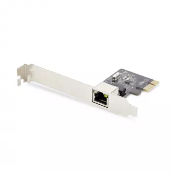 StarTech.com 1-Port Gigabit PCIe Netzwerkkarte, 10/100/1000 Mbit/s PCI Express LAN-Karte, NIC, Realtek RTL8111H, kompatibel mit Windows und Linux, TAA-konform
