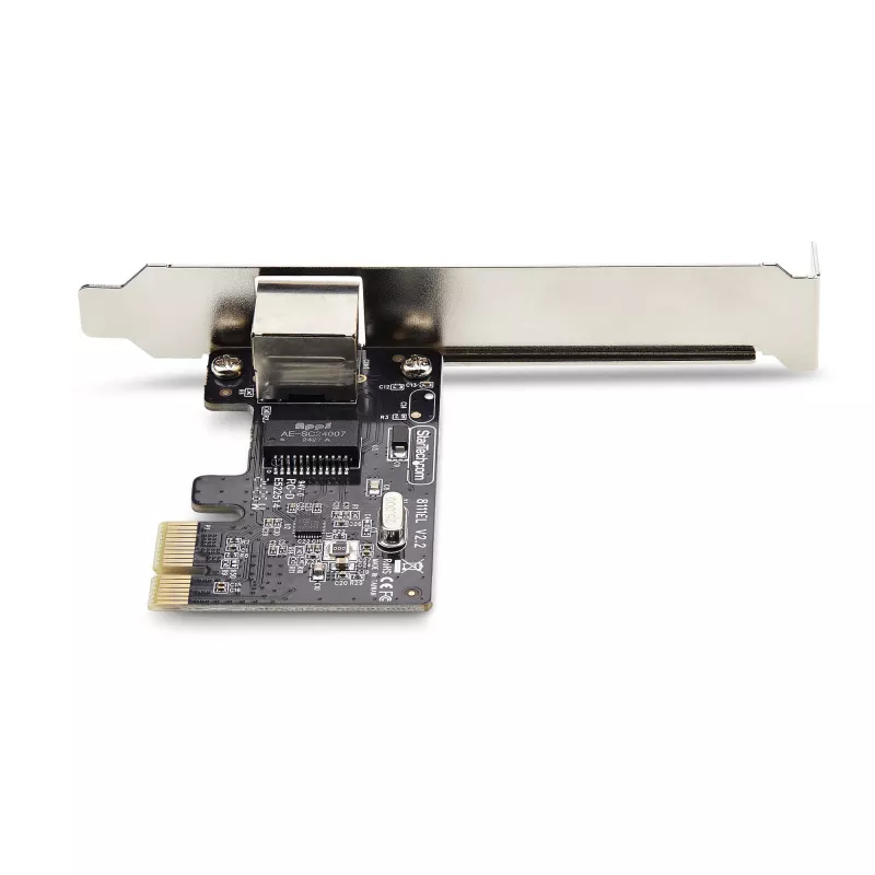 StarTech.com 1-Port Gigabit PCIe Netzwerkkarte, 10/100/1000 Mbit/s PCI Express LAN-Karte, NIC, Realtek RTL8111H, kompatibel mit Windows und Linux, TAA-konform