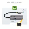 StarTech.com 2.5GbE USB-C zu Ethernet Adapter, 100W PD Passthrough, NBASE-T NIC, USB 3.0 Typ-C 2.5/1G Multi-Speed-Netzwerk, Thunderbolt-kompatibel, Windows & Mac