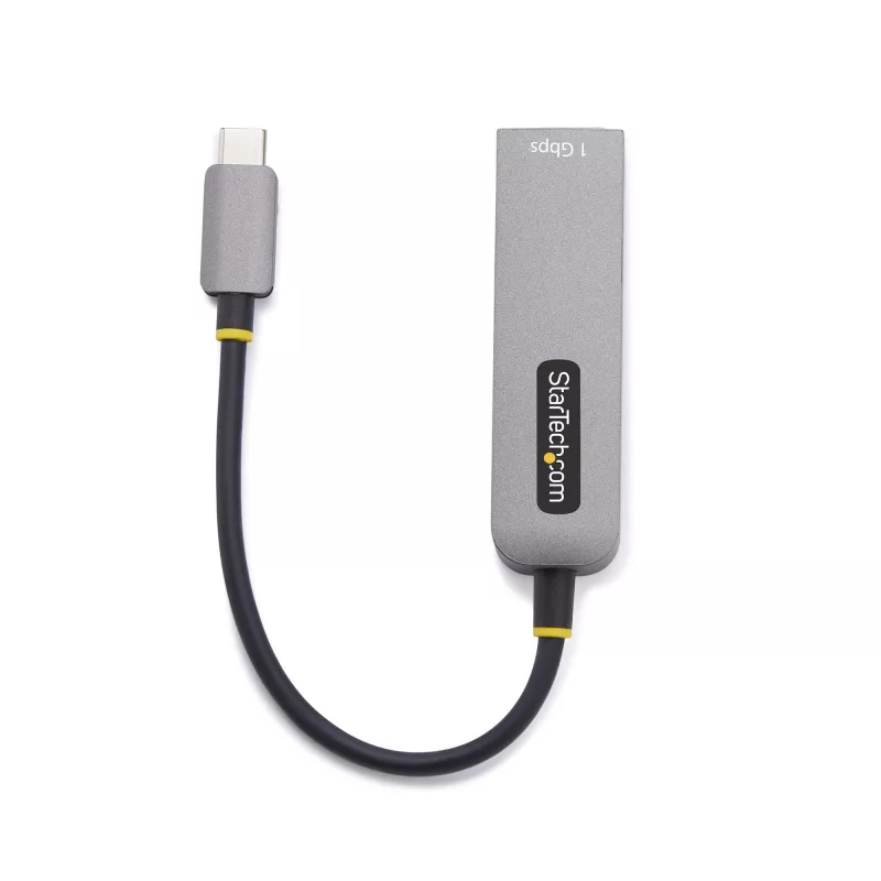 StarTech.com USB-C auf Ethernet Adapter, NIC, 100W PD Durchgang, USB 3.0 Typ-C 1 Gbit/s Multi-Speed Netzwerkadapter, Thunderbolt kompatibel, Windows & Mac