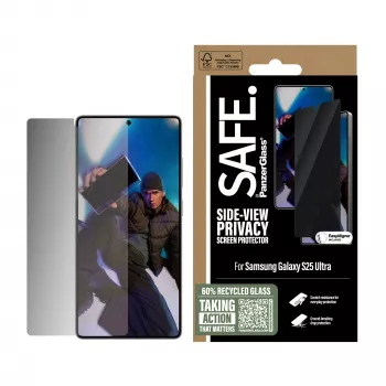 PanzerGlass SAFE. by ® Sichtschutz-Displayschutz Samsung Galaxy S25 Ultra | Ultra-Wide Fit mit EasyAligner