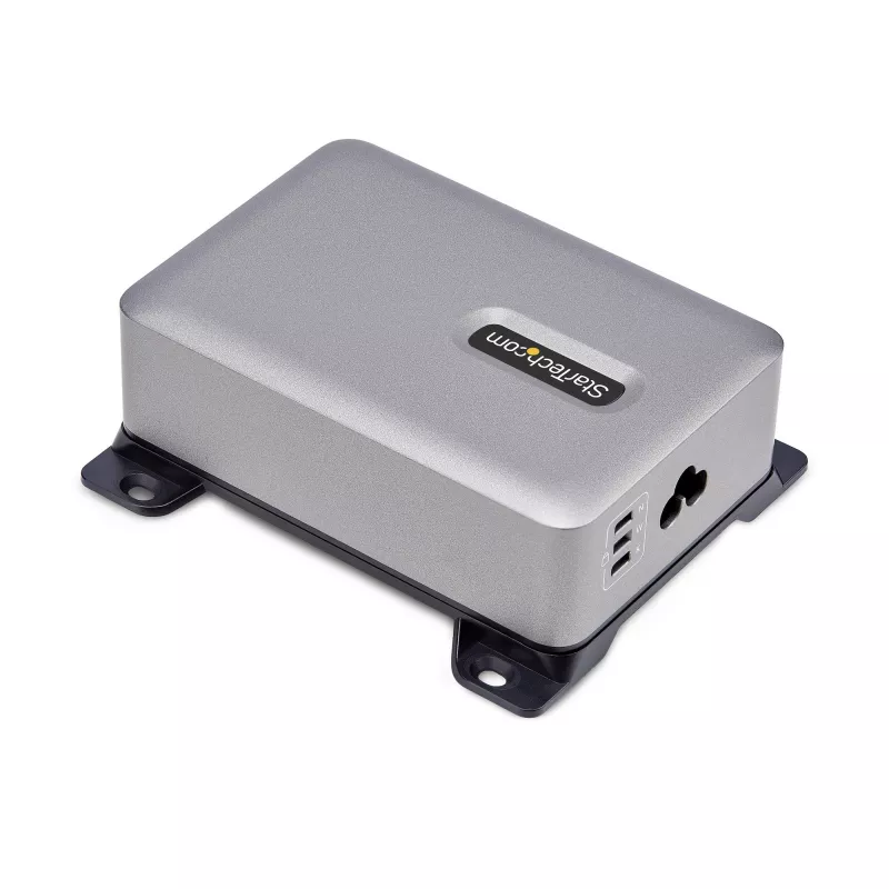 StarTech.com 4-Port Multi-Device USB-C Ladegerät, 240W Gesamt, Einzelport 140W EPR, PD 3.1, Schraubverriegelungsports, Konferenzräume, Halterung inkl. für Oberflächenmontage