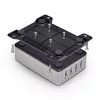 StarTech.com 4-Port Multi-Device USB-C Ladegerät, 240W Gesamt, Einzelport 140W EPR, PD 3.1, Schraubverriegelungsports, Konferenzräume, Halterung inkl. für Oberflächenmontage