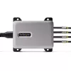 StarTech.com 4-Port Multi-Device USB-C Ladegerät, 240W Gesamt, Einzelport 140W EPR, PD 3.1, Schraubverriegelungsports, Konferenzräume, Halterung inkl. für Oberflächenmontage