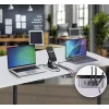 StarTech.com 4-Port Multi-Device USB-C Ladegerät, 240W Gesamt, Einzelport 140W EPR, PD 3.1, Schraubverriegelungsports, Konferenzräume, Halterung inkl. für Oberflächenmontage