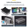 StarTech.com 4-Port Multi-Device USB-C Ladegerät, 240W Gesamt, Einzelport 140W EPR, PD 3.1, Schraubverriegelungsports, Konferenzräume, Halterung inkl. für Oberflächenmontage