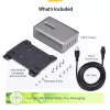 StarTech.com 4-Port Multi-Device USB-C Ladegerät, 240W Gesamt, Einzelport 140W EPR, PD 3.1, Schraubverriegelungsports, Konferenzräume, Halterung inkl. für Oberflächenmontage