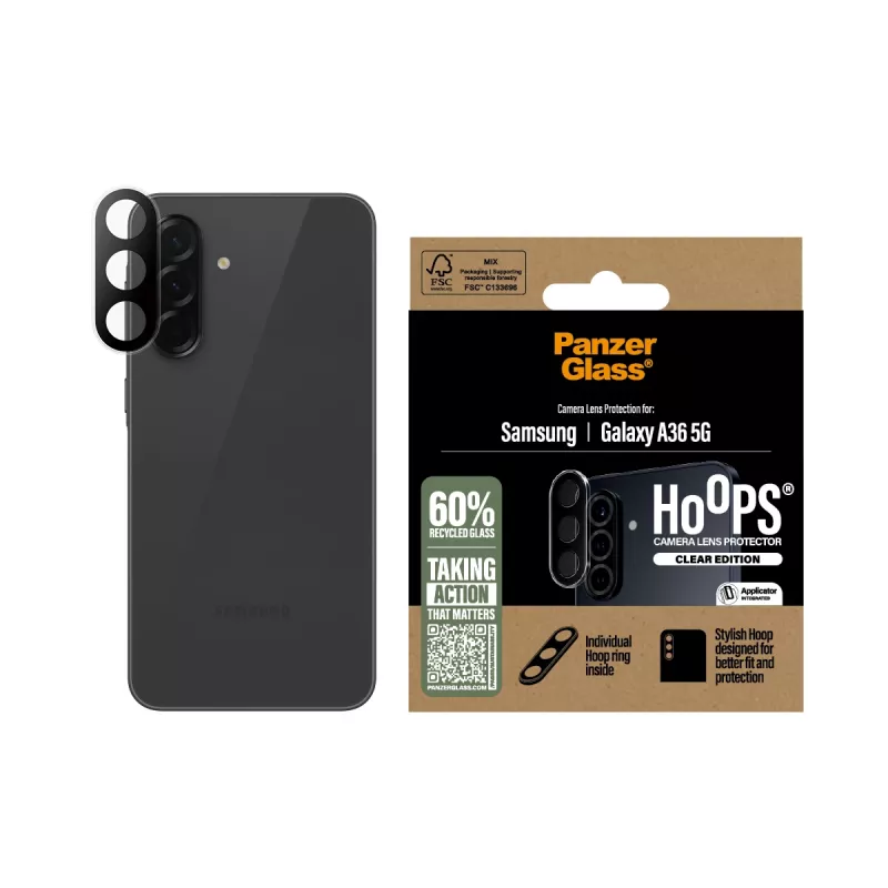 Kameraglas-Schutz PanzerGlass Samsung Galaxy A36 5G kratz- stoßfest