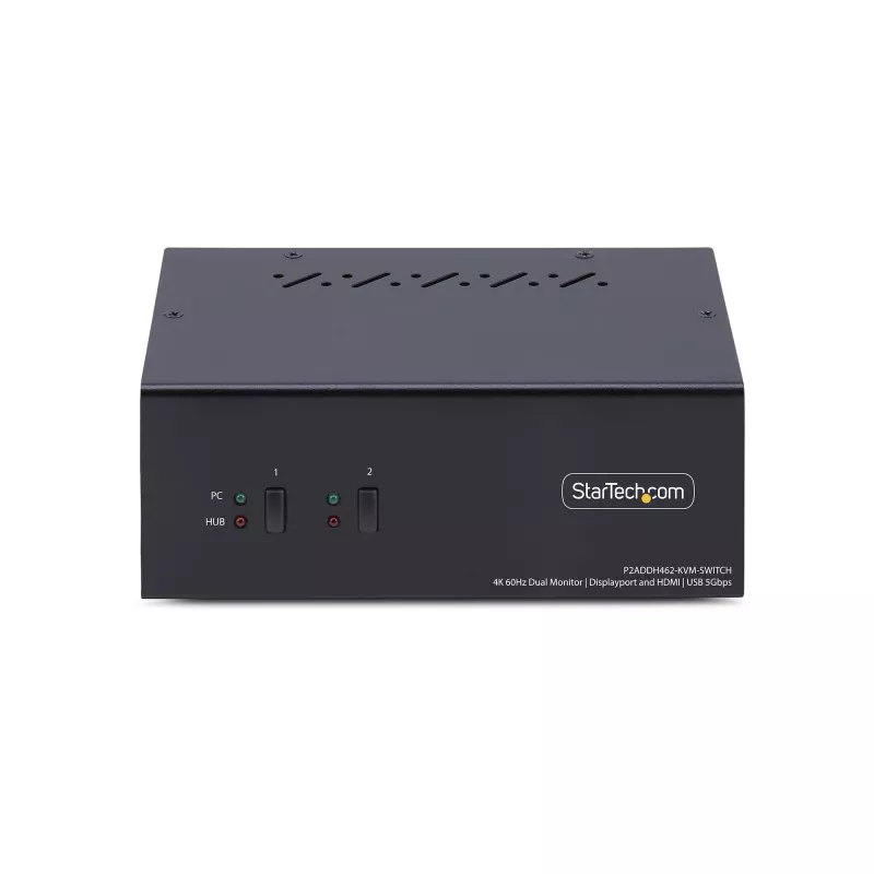 StarTech.com P2ADDH462-KVM-SWITCH KVM-Switch Schwarz