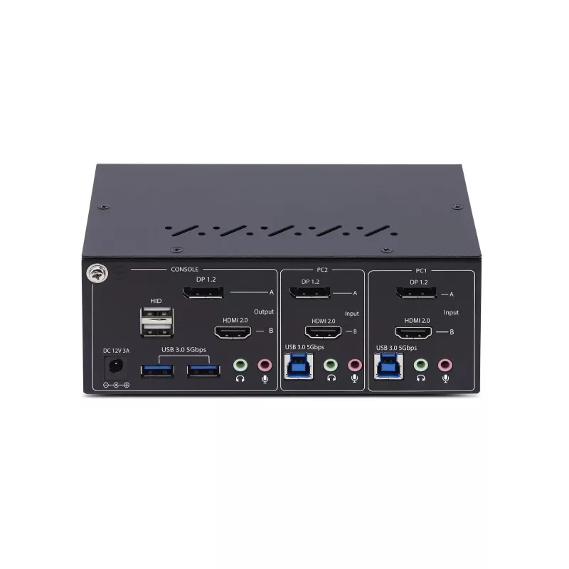 StarTech.com P2ADDH462-KVM-SWITCH KVM-Switch Schwarz