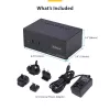 StarTech.com P2ADDH462-KVM-SWITCH KVM-Switch Schwarz