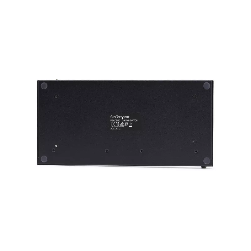 StarTech.com 2-Port Dual-Monitor DisplayPort KVM Switch mit Dual View Video Matrix, 4K 60Hz, 4x USB Hub Ports, Hotkey-Umschaltung, DP 1.2 Matrix KVM, TAA-konform