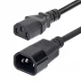 StarTech.com 4,5m (15ft) Stromverlängerungskabel, C14 auf C13 PDU Stromkabel, 15A 250V, 14AWG, AC Stromkabel für PDU/Netzteil, KEMA-KEUR zertifiziert