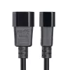 StarTech.com 4,5m (15ft) Stromverlängerungskabel, C14 auf C13 PDU Stromkabel, 15A 250V, 14AWG, AC Stromkabel für PDU/Netzteil, KEMA-KEUR zertifiziert