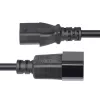 StarTech.com 4,5m (15ft) Stromverlängerungskabel, C14 auf C13 PDU Stromkabel, 15A 250V, 14AWG, AC Stromkabel für PDU/Netzteil, KEMA-KEUR zertifiziert