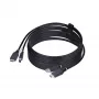 StarTech.com 10ft (3m) HDMI- und USB-5Gbit/s-KVM-Kabel, 4K 60Hz, HDMI-2.0- und USB-Kombikabel für KVM-Switches