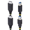 StarTech.com 10ft (3m) HDMI- und USB-5Gbit/s-KVM-Kabel, 4K 60Hz, HDMI-2.0- und USB-Kombikabel für KVM-Switches