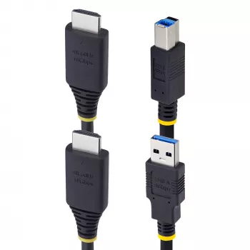 StarTech.com 10ft (3m) HDMI- und USB-5Gbit/s-KVM-Kabel, 4K 60Hz, HDMI-2.0- und USB-Kombikabel für KVM-Switches