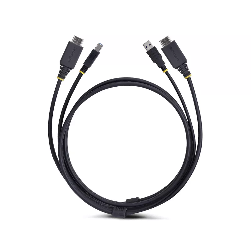 StarTech.com 10ft (3m) HDMI- und USB-5Gbit/s-KVM-Kabel, 4K 60Hz, HDMI-2.0- und USB-Kombikabel für KVM-Switches