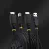 StarTech.com 10ft (3m) HDMI- und USB-5Gbit/s-KVM-Kabel, 4K 60Hz, HDMI-2.0- und USB-Kombikabel für KVM-Switches