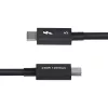 StarTech.com 2.6ft (80cm) Thunderbolt 5 Kabel, 80 Gbit/s/ bis zu 120 Gbit/s, 240 W PD, 8K 60 Hz, zertifiziertes Thunderbolt-Kabel – kompatibel mit Thunderbolt 4/USB4/USB-C