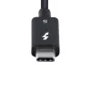 StarTech.com 2.6ft (80cm) Thunderbolt 5 Kabel, 80 Gbit/s/ bis zu 120 Gbit/s, 240 W PD, 8K 60 Hz, zertifiziertes Thunderbolt-Kabel – kompatibel mit Thunderbolt 4/USB4/USB-C