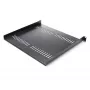 StarTech.com 1U Server Rack Shelf – Universal Vented Rack Mount Cantilever Tray für 19 Zoll Netzwerk-Equipment-Rack & Schrank – Hochbelastbarer Stahl – Tragfähigkeit 44lb/20kg – 16 Zoll tiefes Regal, Schwarz