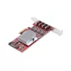StarTech.com 4-Port USB Type-C PCIe Karte, USB 3.2 10Gbps, USB-C PCI Express Erweiterungskarte, 4x unabhängige USB-Controller, Windows/Linux/macOS, TAA-konform