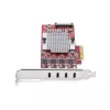 StarTech.com 4-Port USB Type-C PCIe Karte, USB 3.2 10Gbps, USB-C PCI Express Erweiterungskarte, 4x unabhängige USB-Controller, Windows/Linux/macOS, TAA-konform