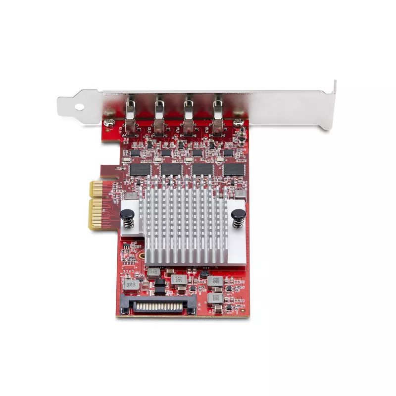 StarTech.com 4-Port USB Type-C PCIe Karte, USB 3.2 10Gbps, USB-C PCI Express Erweiterungskarte, 4x unabhängige USB-Controller, Windows/Linux/macOS, TAA-konform