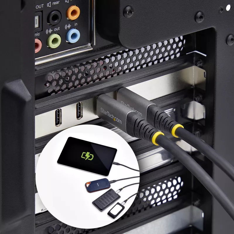 StarTech.com 4-Port USB Type-C PCIe Karte, USB 3.2 10Gbps, USB-C PCI Express Erweiterungskarte, 4x unabhängige USB-Controller, Windows/Linux/macOS, TAA-konform