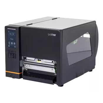 Brother TJ6421TN Etikettendrucker Thermodirekt / Thermotransfer Farbe 203 x 300 DPI 304,8 mm/s Kabelgebunden Ethernet LAN WLAN Bluetooth