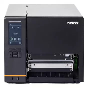 Brother IMP ETIQUETTES TJ-6521TN Etikettendrucker Thermotransfer Farbe 203 x 300 DPI 304,8 mm/s Kabelgebunden Ethernet LAN WLAN Bluetooth