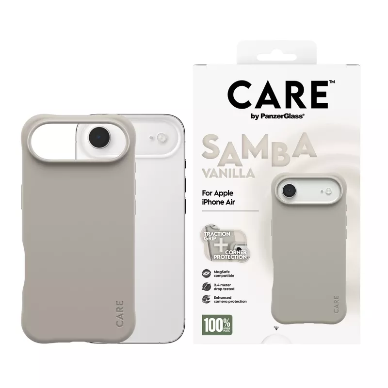 Cover PanzerGlass CARE by modische Hülle Samba Vanilla MagSafe iPhone 17 Air