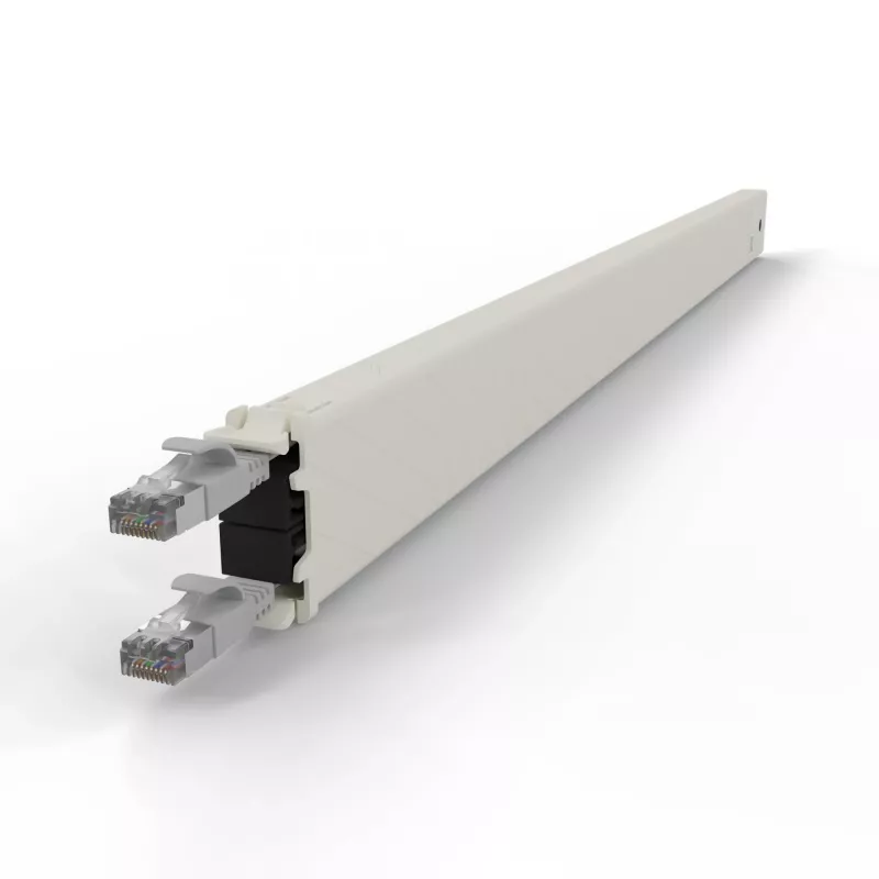 Netzwerkkabel PATCHBOX CONE30STPSL RJ-45 Cat6a 1,8 m Grau