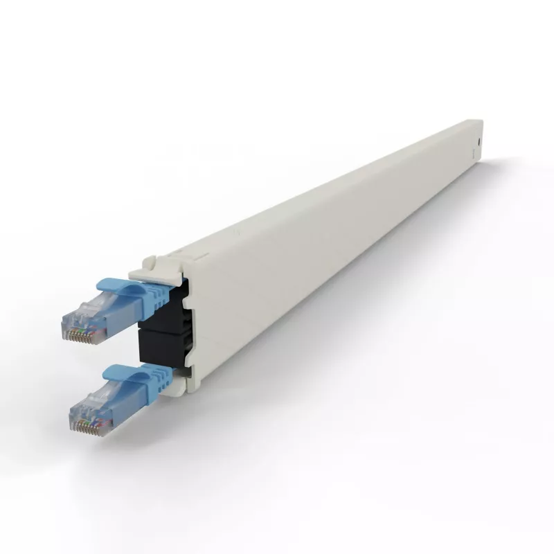 Netzwerkkabel PATCHBOX CONE30UTPBL RJ-45 Cat6a 1,8 m Blau